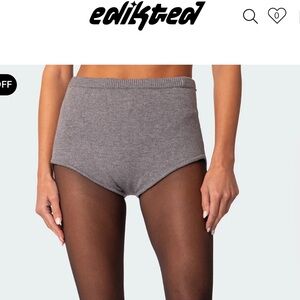 NEW EDIKTED GREY MICRO SHORTS🩶